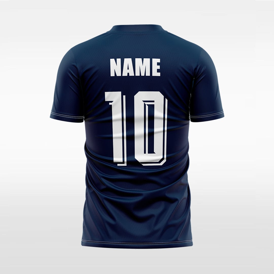 XTeamwear Soccer Jersey Custom Soccer Jersey – Dynamic Striped Pattern & Crew Neck Design