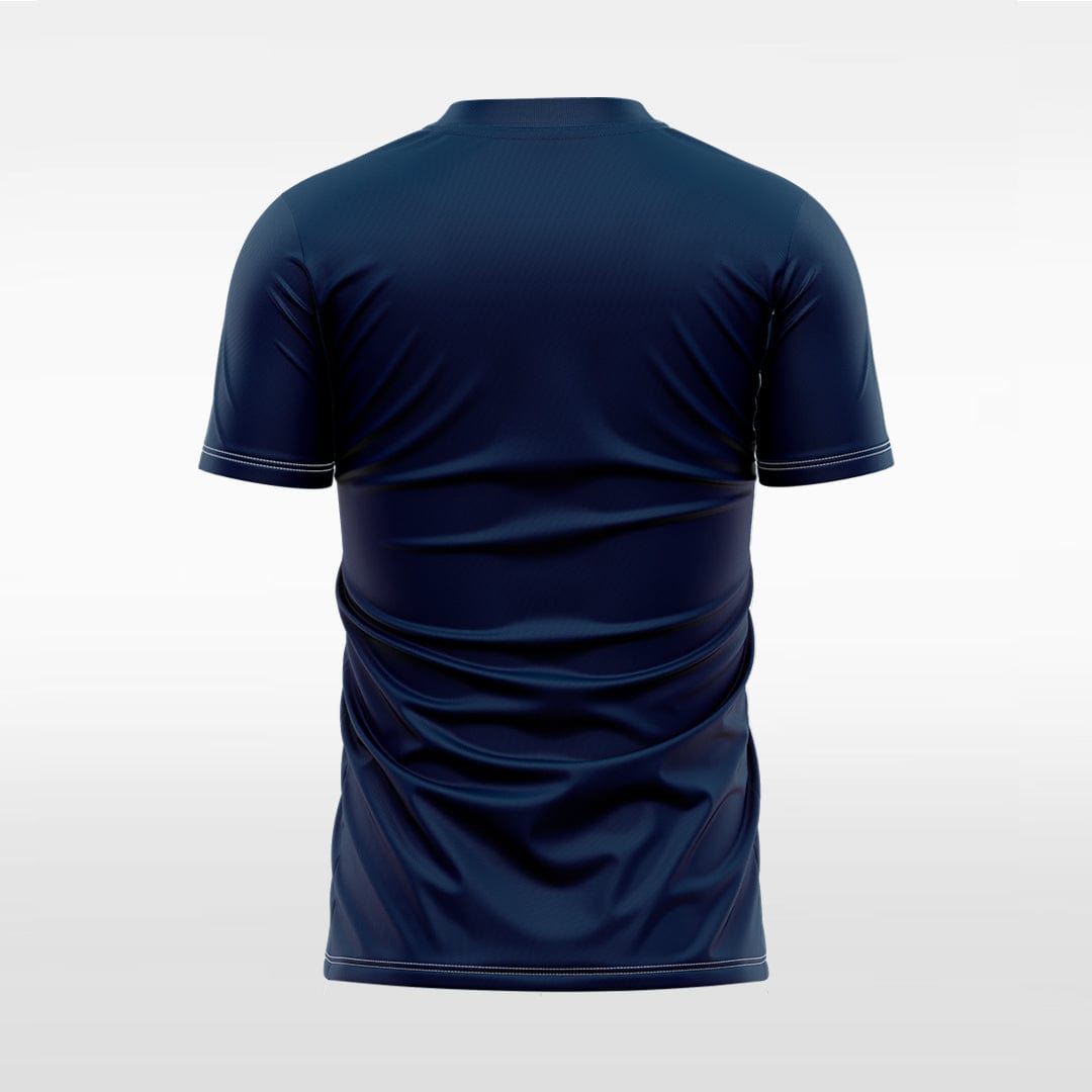 XTeamwear Soccer Jersey Custom Soccer Jersey – Dynamic Striped Pattern & Crew Neck Design