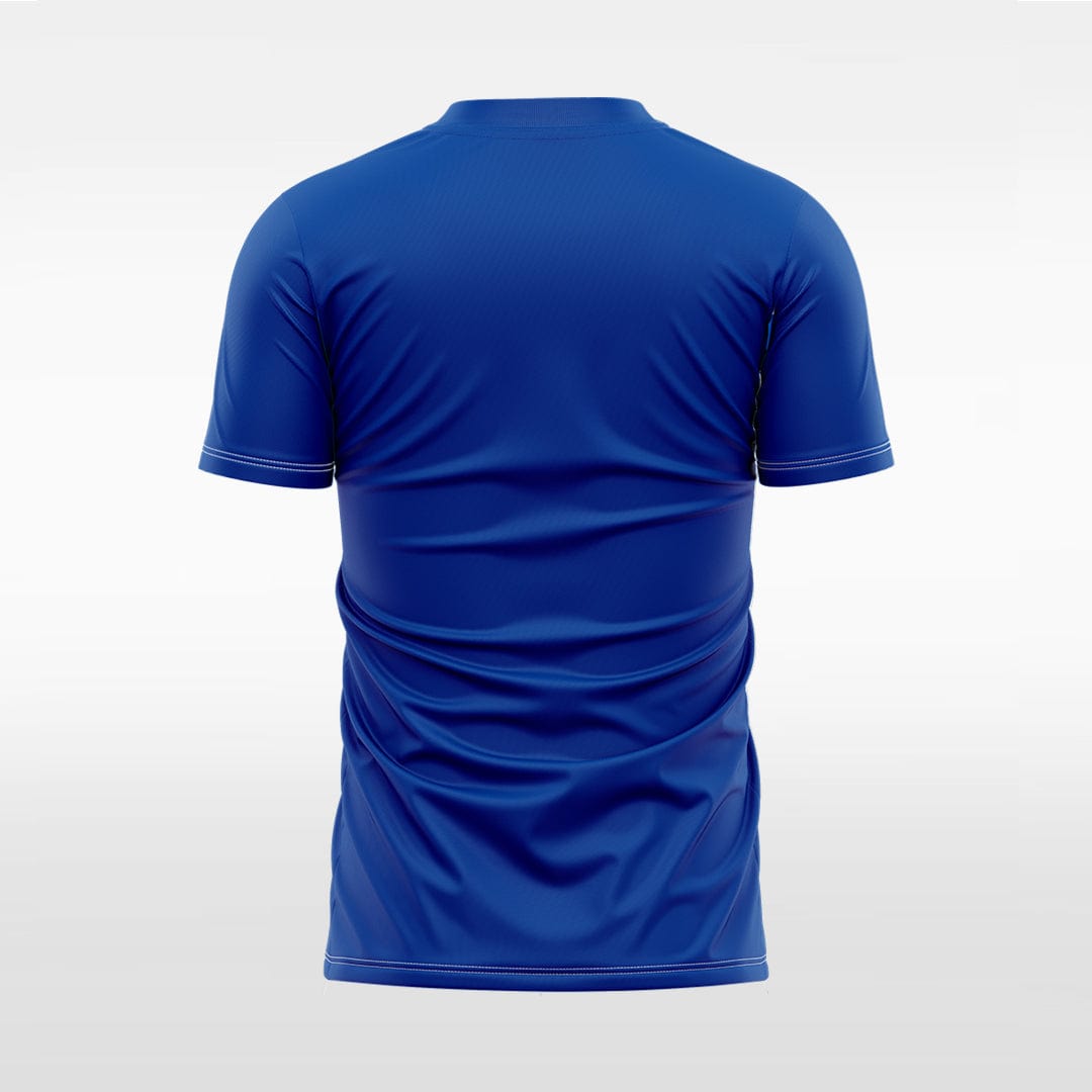 XTeamwear Soccer Jersey Custom Soccer Jersey – Dynamic Striped Pattern & Crew Neck Design