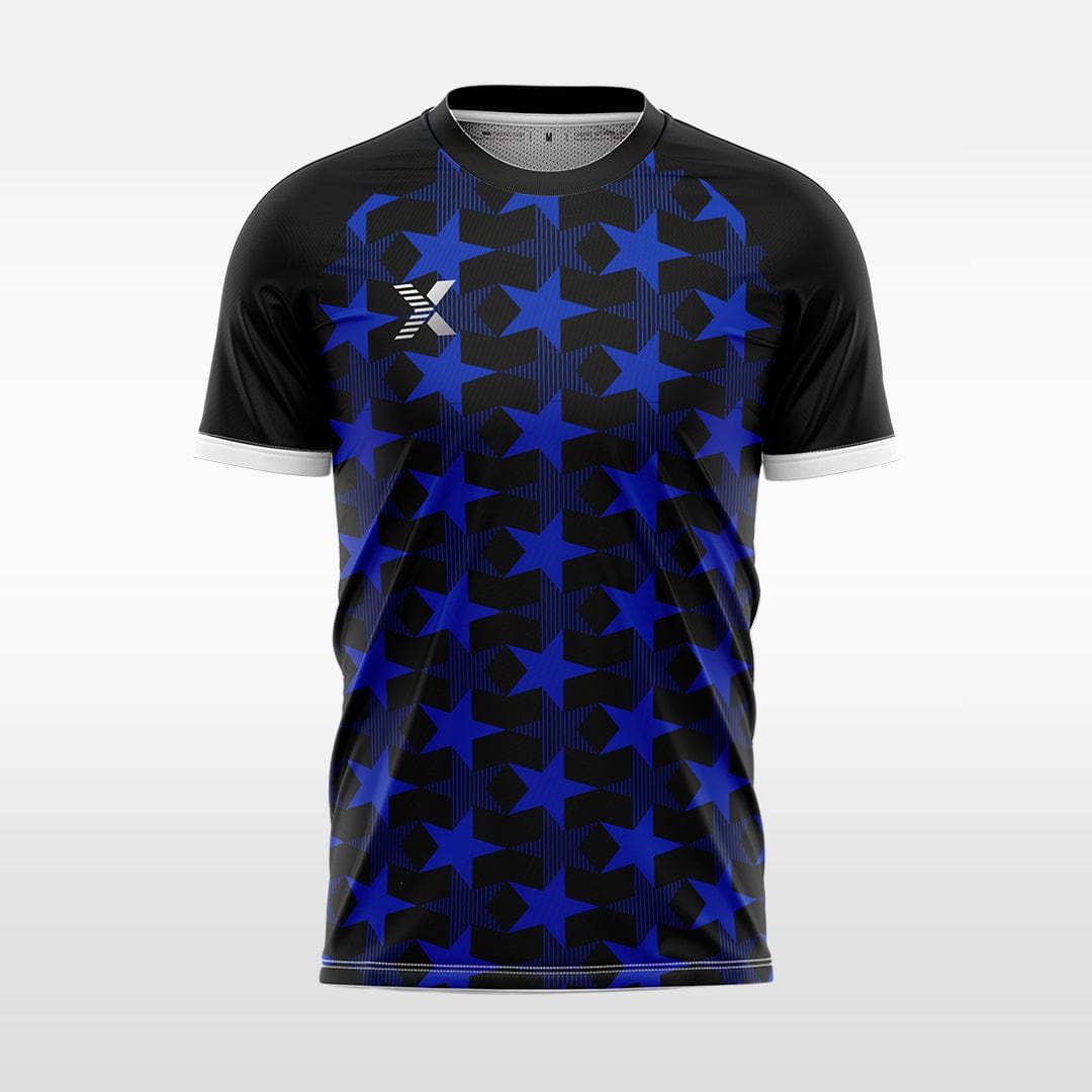 XTeamwear Soccer Jersey Custom Soccer Jersey – Five-Pointed Star Pattern & Modern Fit