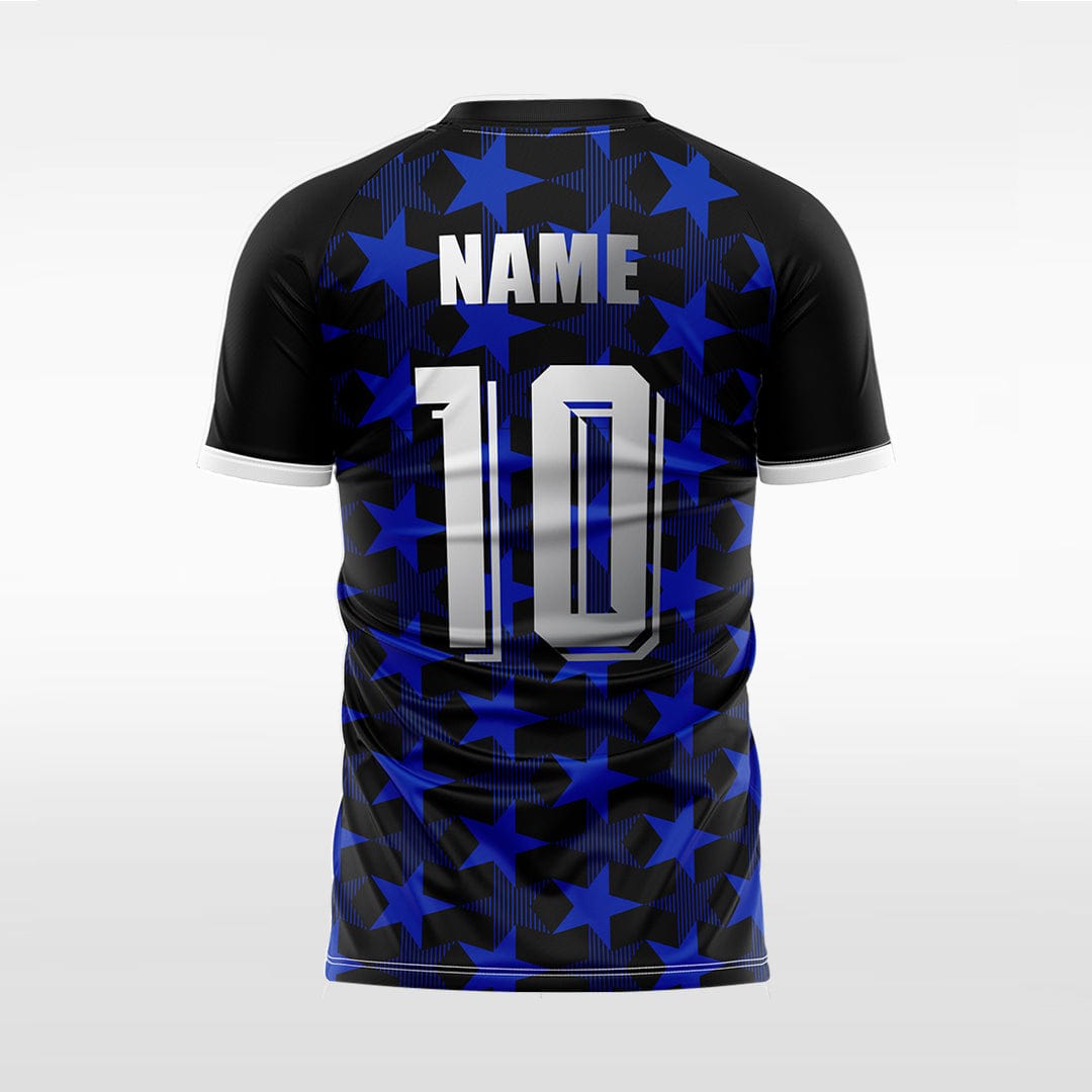 XTeamwear Soccer Jersey Custom Soccer Jersey – Five-Pointed Star Pattern & Modern Fit