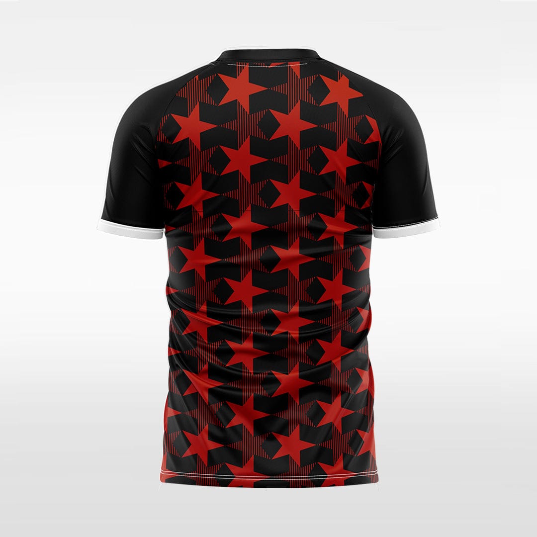 XTeamwear Soccer Jersey Custom Soccer Jersey – Five-Pointed Star Pattern & Modern Fit