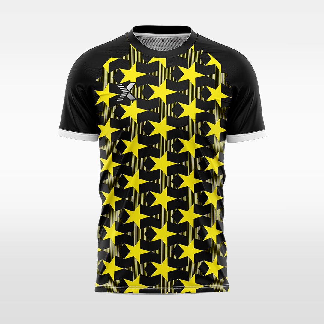 XTeamwear Soccer Jersey Custom Soccer Jersey – Five-Pointed Star Pattern & Modern Fit
