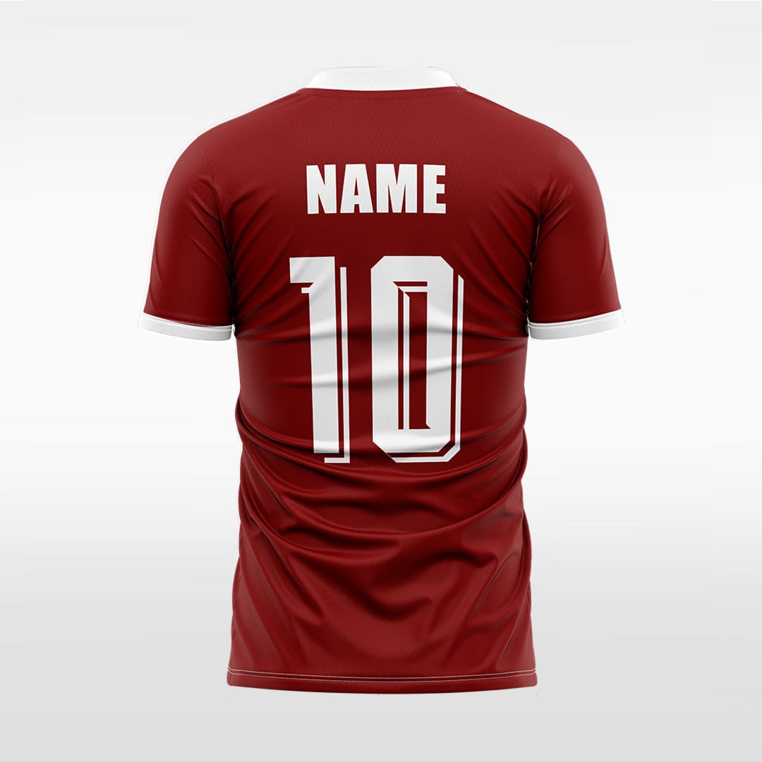 XTeamwear Soccer Jersey Custom Soccer Jersey – Fractured Stripe Design & Crew Neck