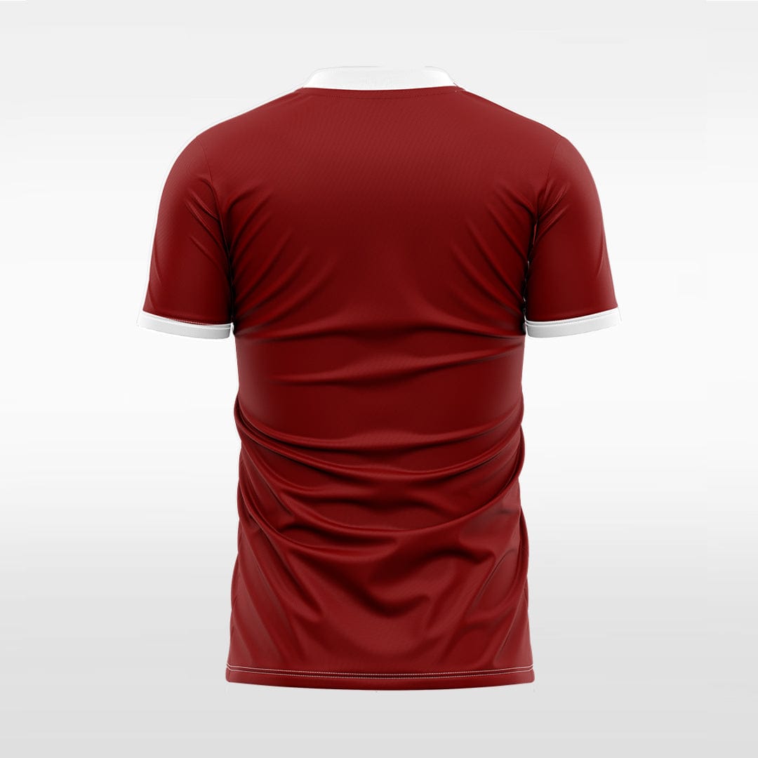 XTeamwear Soccer Jersey Custom Soccer Jersey – Fractured Stripe Design & Crew Neck