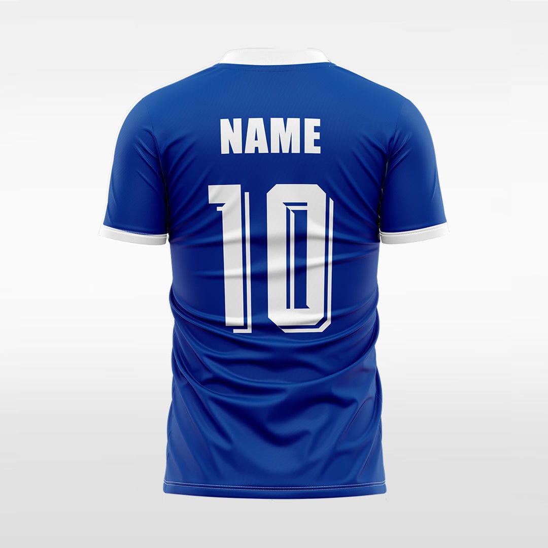 XTeamwear Soccer Jersey Custom Soccer Jersey – Fractured Stripe Design & Crew Neck