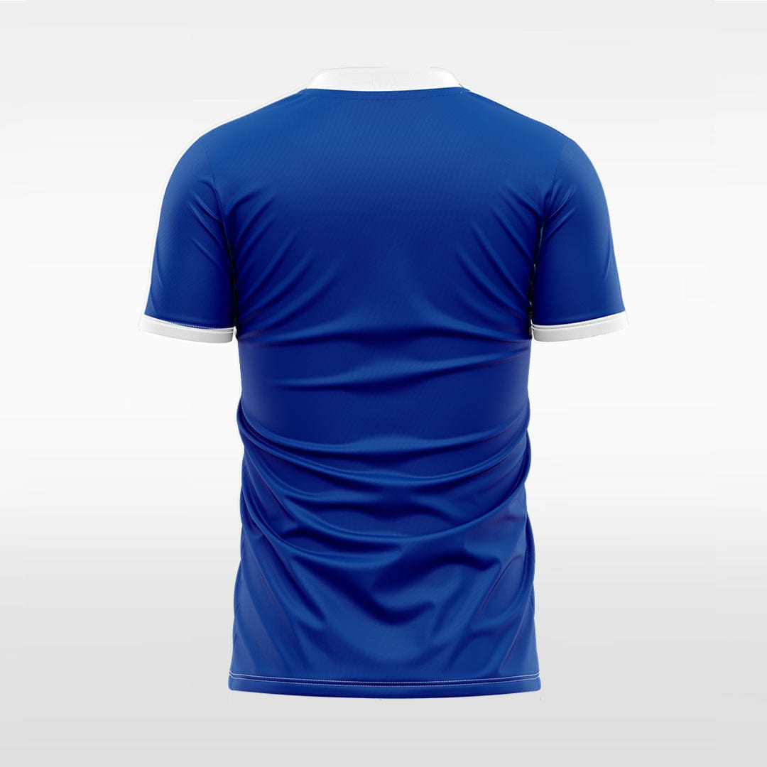 XTeamwear Soccer Jersey Custom Soccer Jersey – Fractured Stripe Design & Crew Neck