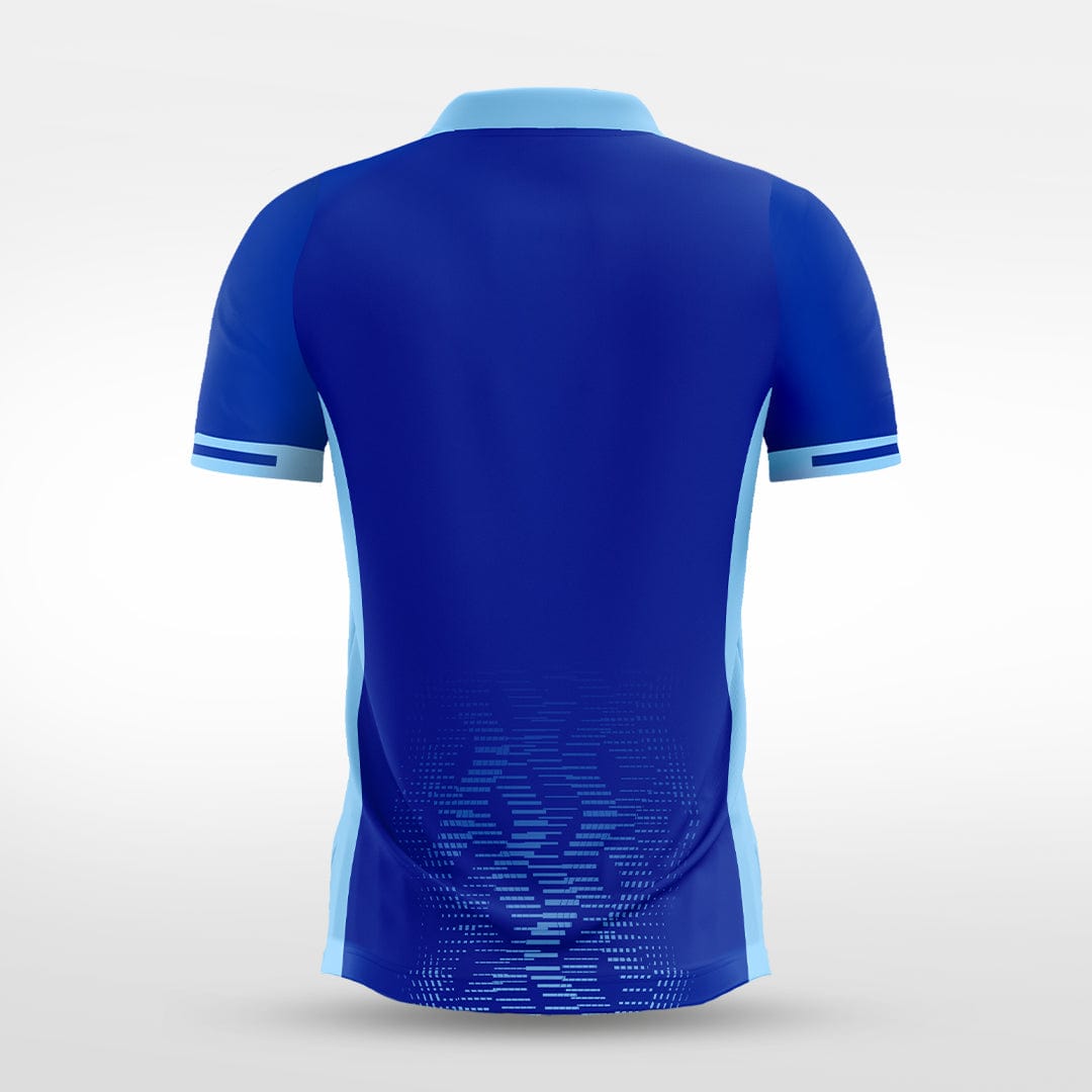 XTeamwear Soccer Jersey Custom Soccer Jersey – Geometric Energy Line Pattern & Crew Neck