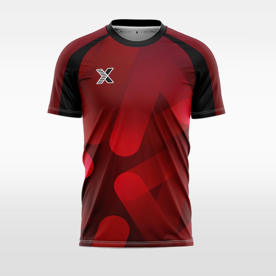 XTeamwear Soccer Jersey Custom Soccer Jersey – Irregular Geometric Pattern & Modern Fit