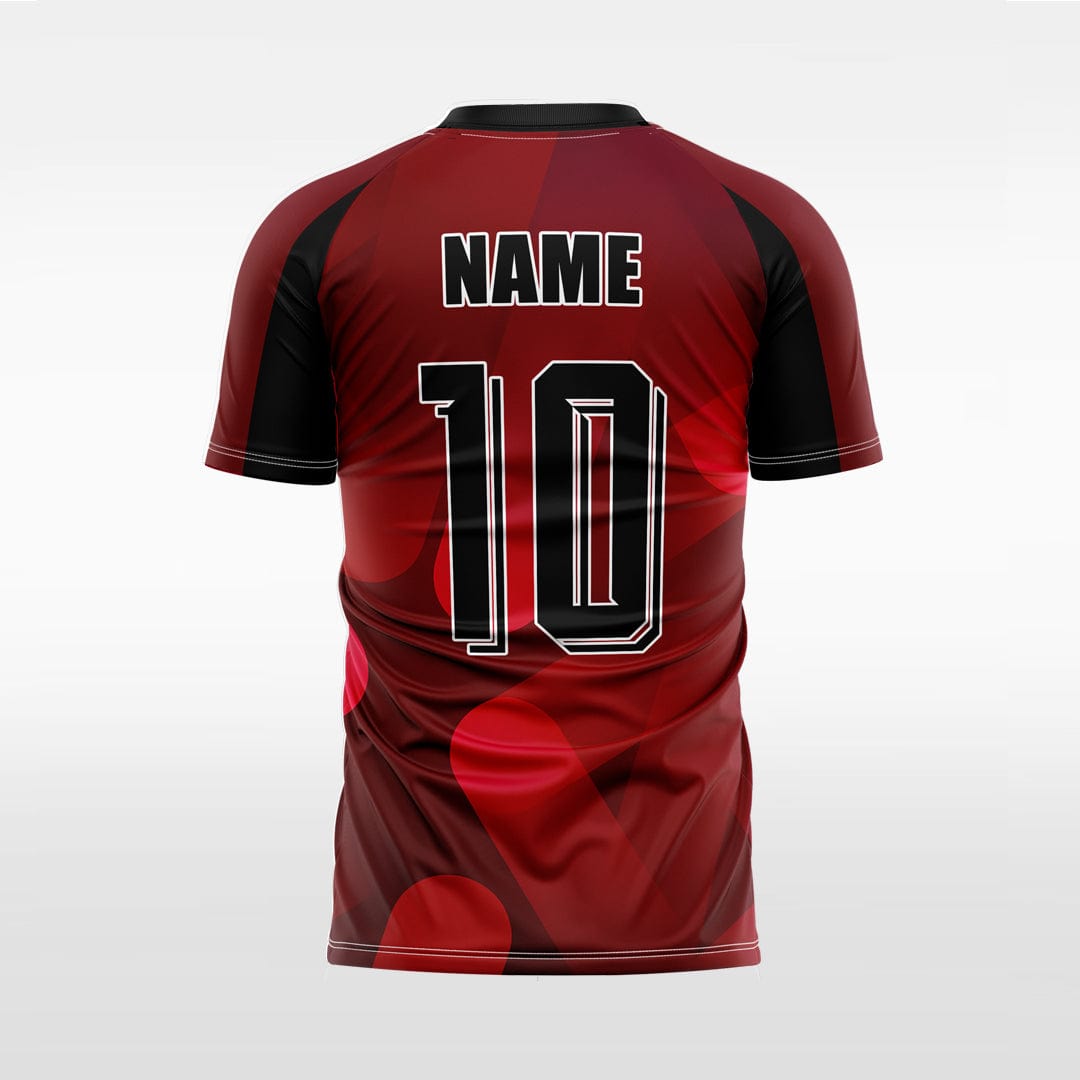 XTeamwear Soccer Jersey Custom Soccer Jersey – Irregular Geometric Pattern & Modern Fit