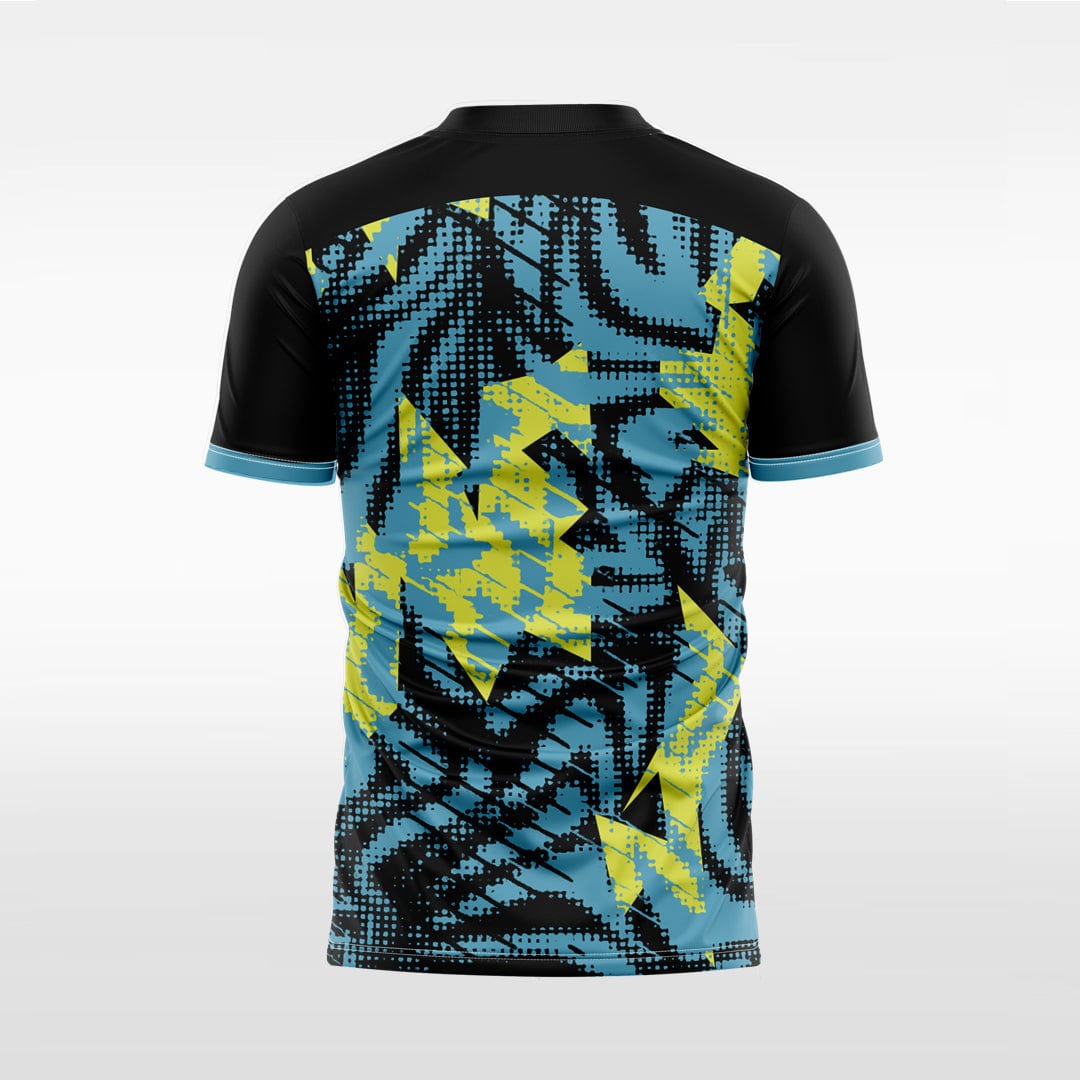 XTeamwear Soccer Jersey Custom Soccer Jersey – Shattered Geometric Print & Modern Fit