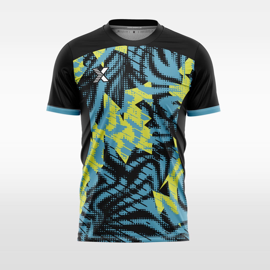 XTeamwear Soccer Jersey Custom Soccer Jersey – Shattered Geometric Print & Modern Fit