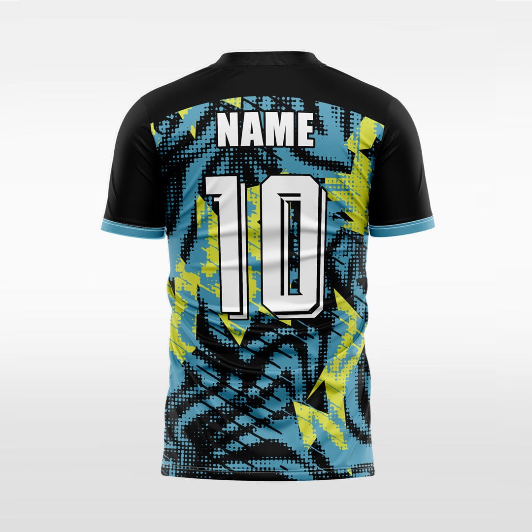 XTeamwear Soccer Jersey Custom Soccer Jersey – Shattered Geometric Print & Modern Fit