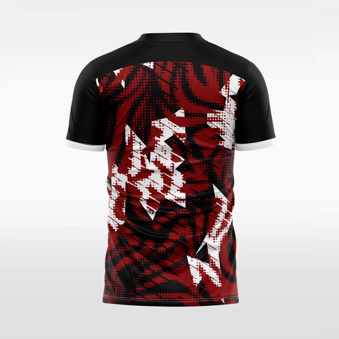 XTeamwear Soccer Jersey Custom Soccer Jersey – Shattered Geometric Print & Modern Fit