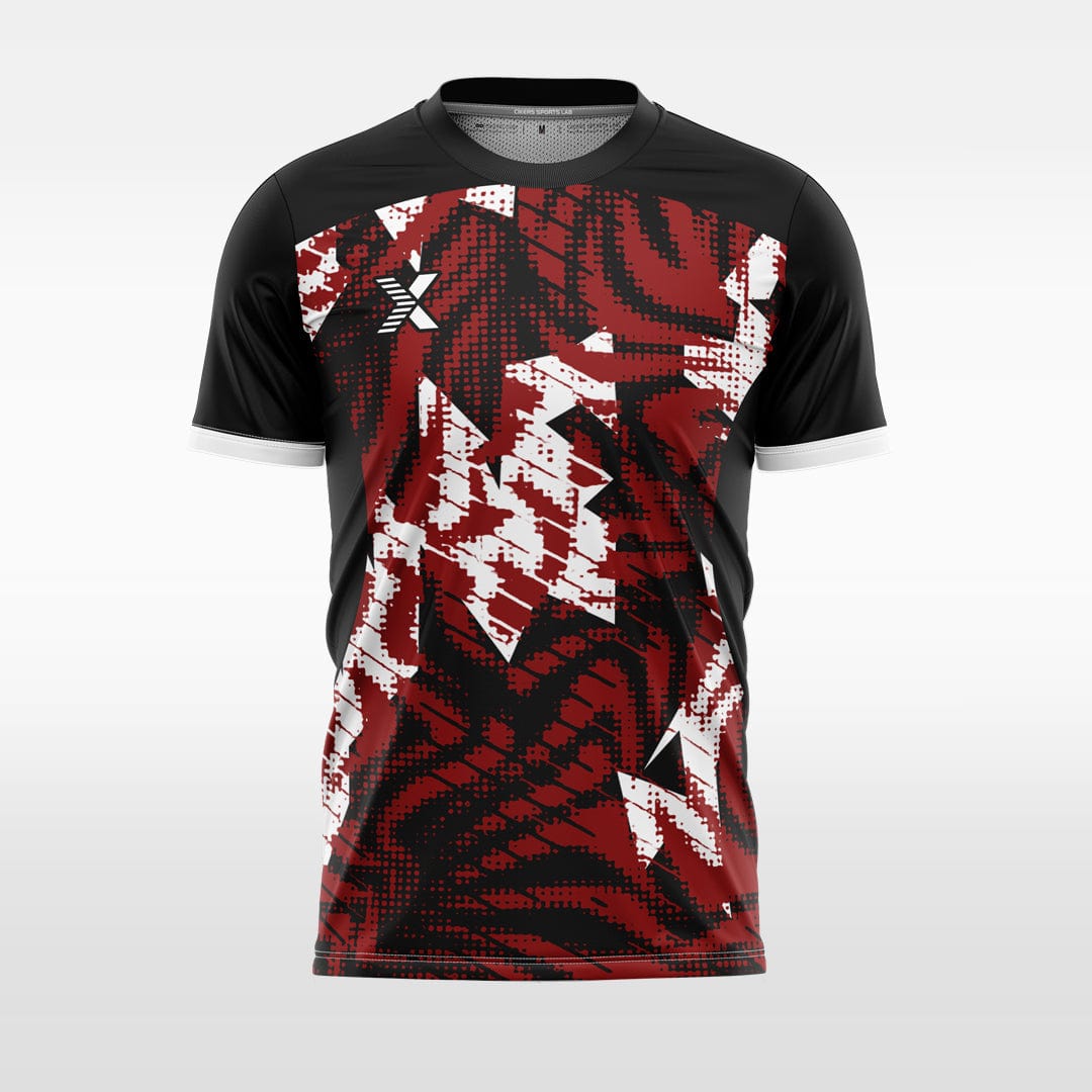 XTeamwear Soccer Jersey Custom Soccer Jersey – Shattered Geometric Print & Modern Fit