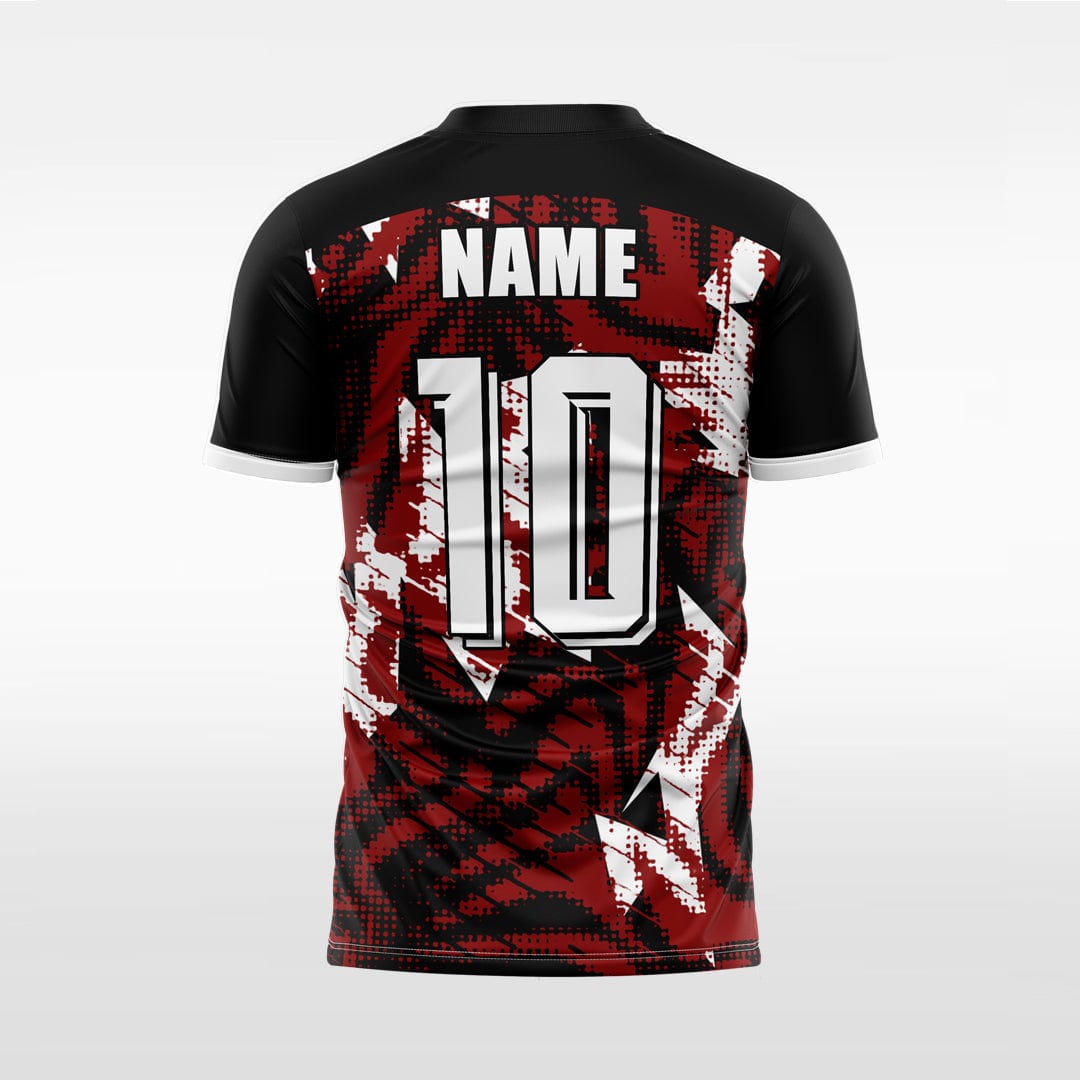 XTeamwear Soccer Jersey Custom Soccer Jersey – Shattered Geometric Print & Modern Fit