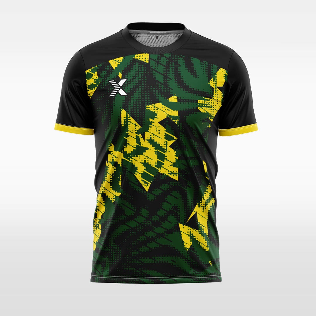 XTeamwear Soccer Jersey Custom Soccer Jersey – Shattered Geometric Print & Modern Fit