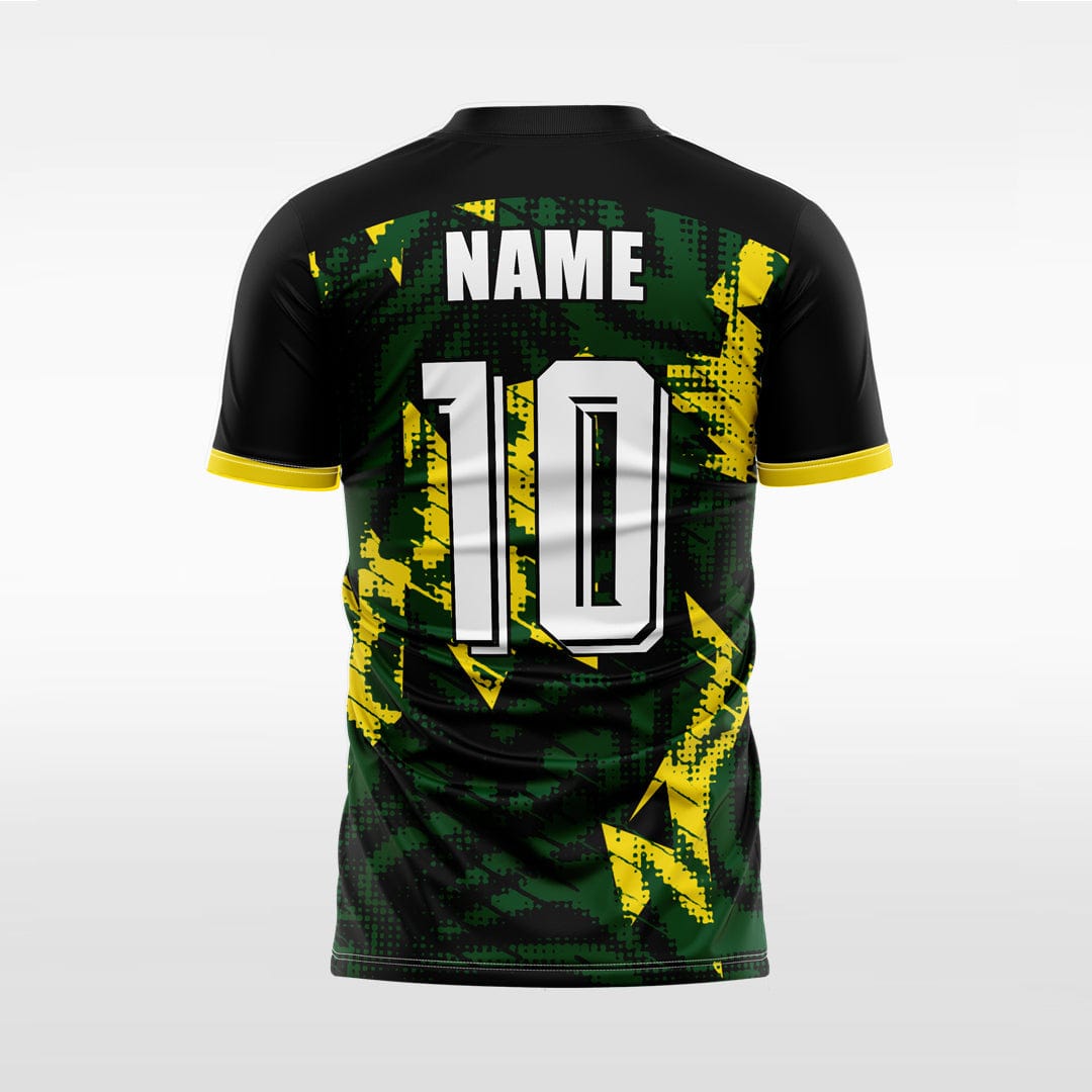 XTeamwear Soccer Jersey Custom Soccer Jersey – Shattered Geometric Print & Modern Fit