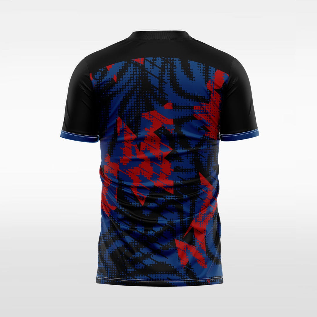 XTeamwear Soccer Jersey Custom Soccer Jersey – Shattered Geometric Print & Modern Fit