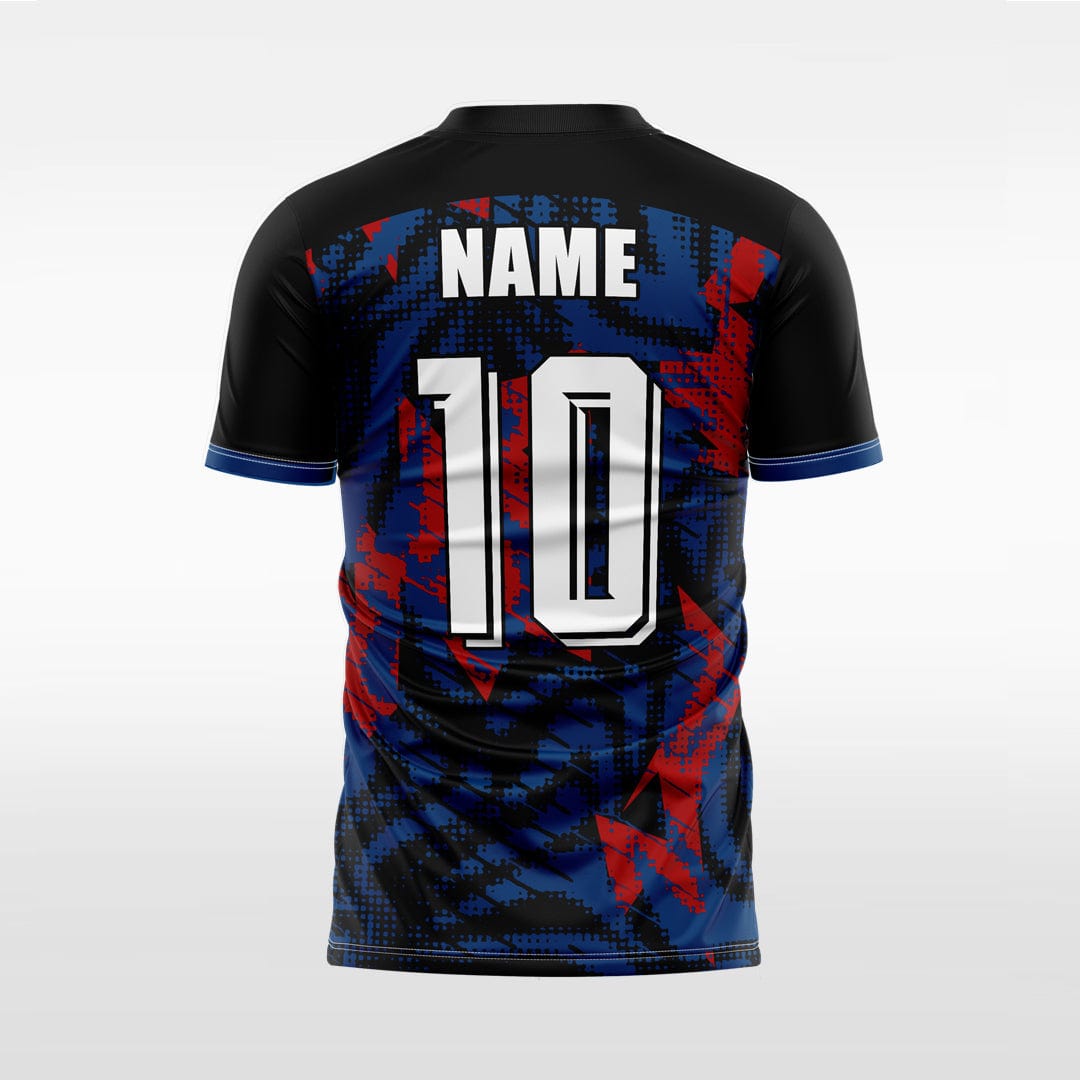 XTeamwear Soccer Jersey Custom Soccer Jersey – Shattered Geometric Print & Modern Fit
