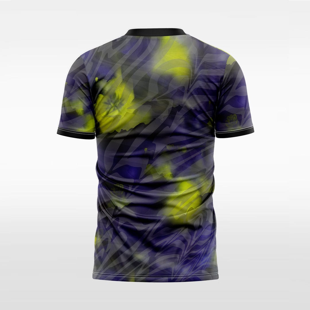 XTeamwear Soccer Jersey Custom Soccer Jersey – Smoky Camouflage Pattern & V-Neck