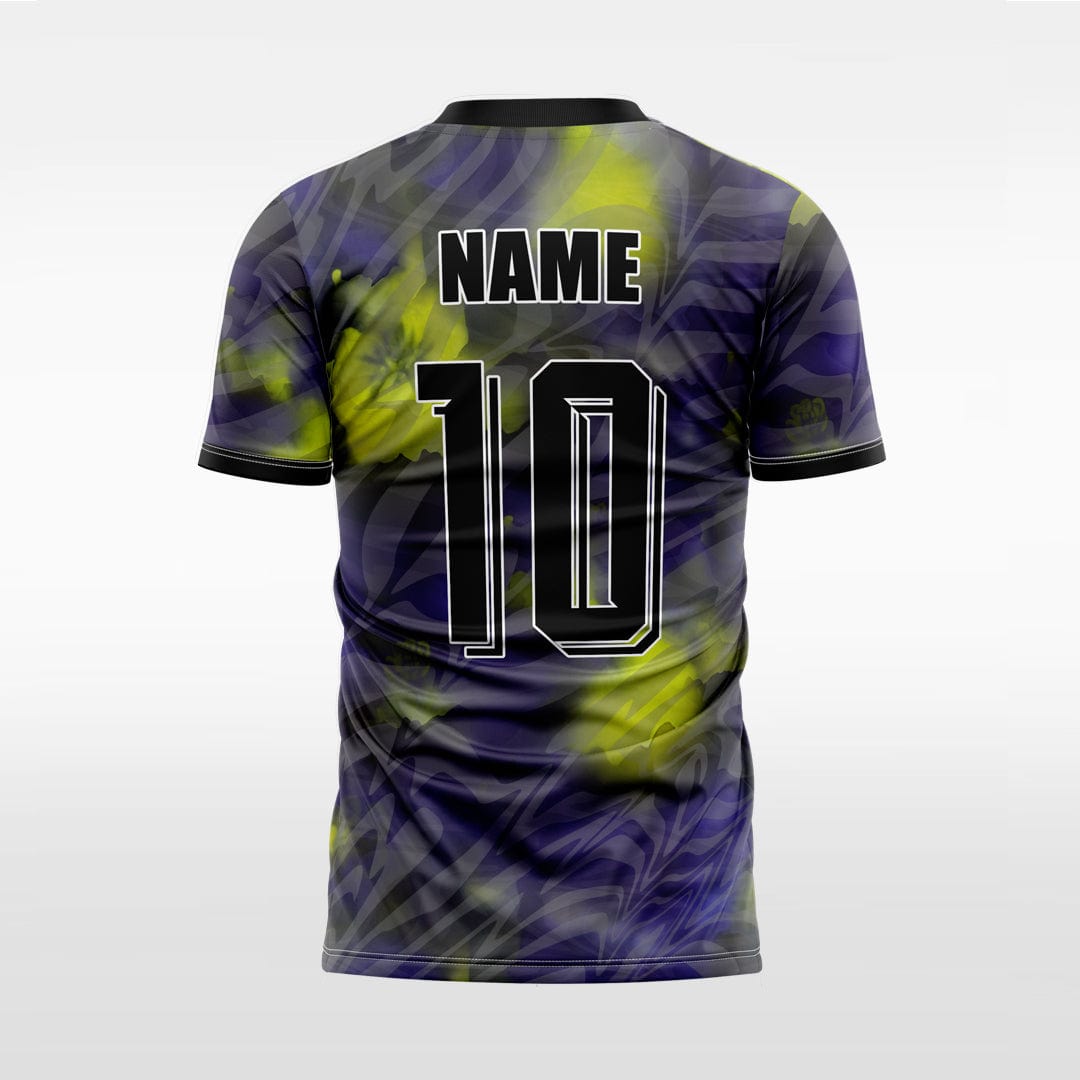 XTeamwear Soccer Jersey Custom Soccer Jersey – Smoky Camouflage Pattern & V-Neck