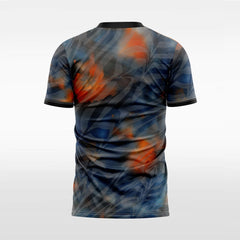 XTeamwear Soccer Jersey Custom Soccer Jersey – Smoky Camouflage Pattern & V-Neck