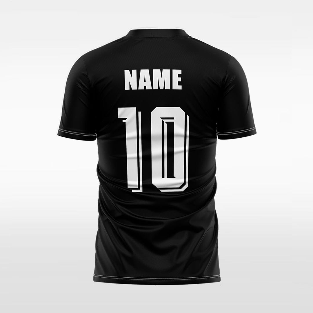 XTeamwear Soccer Jersey Custom Soccer Jersey – Striped Lightning Pattern with Crew Neck