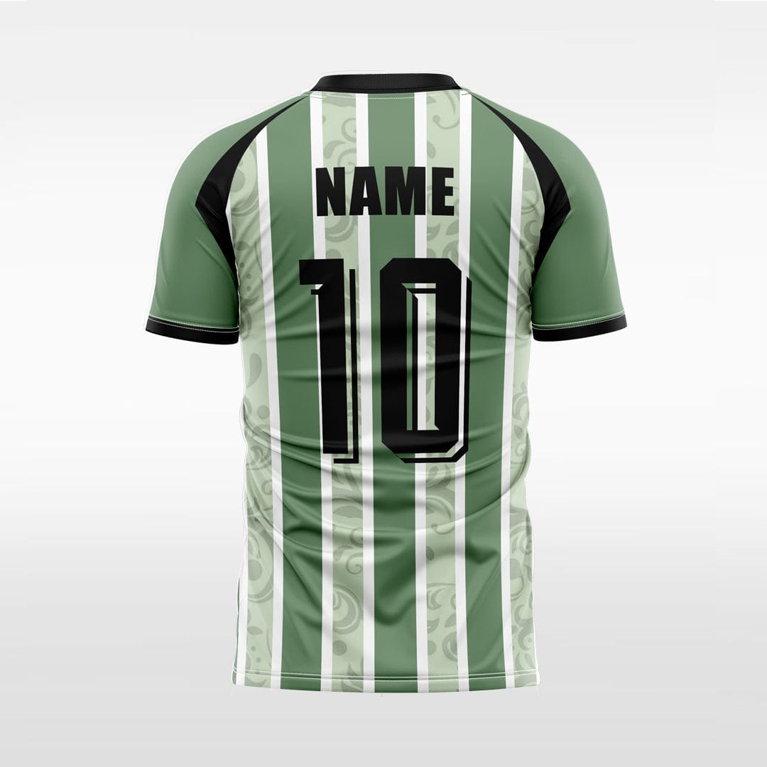 XTeamwear Soccer Jersey Custom Soccer Jersey – Vertical Stripe & Patterned Design with V-Neck