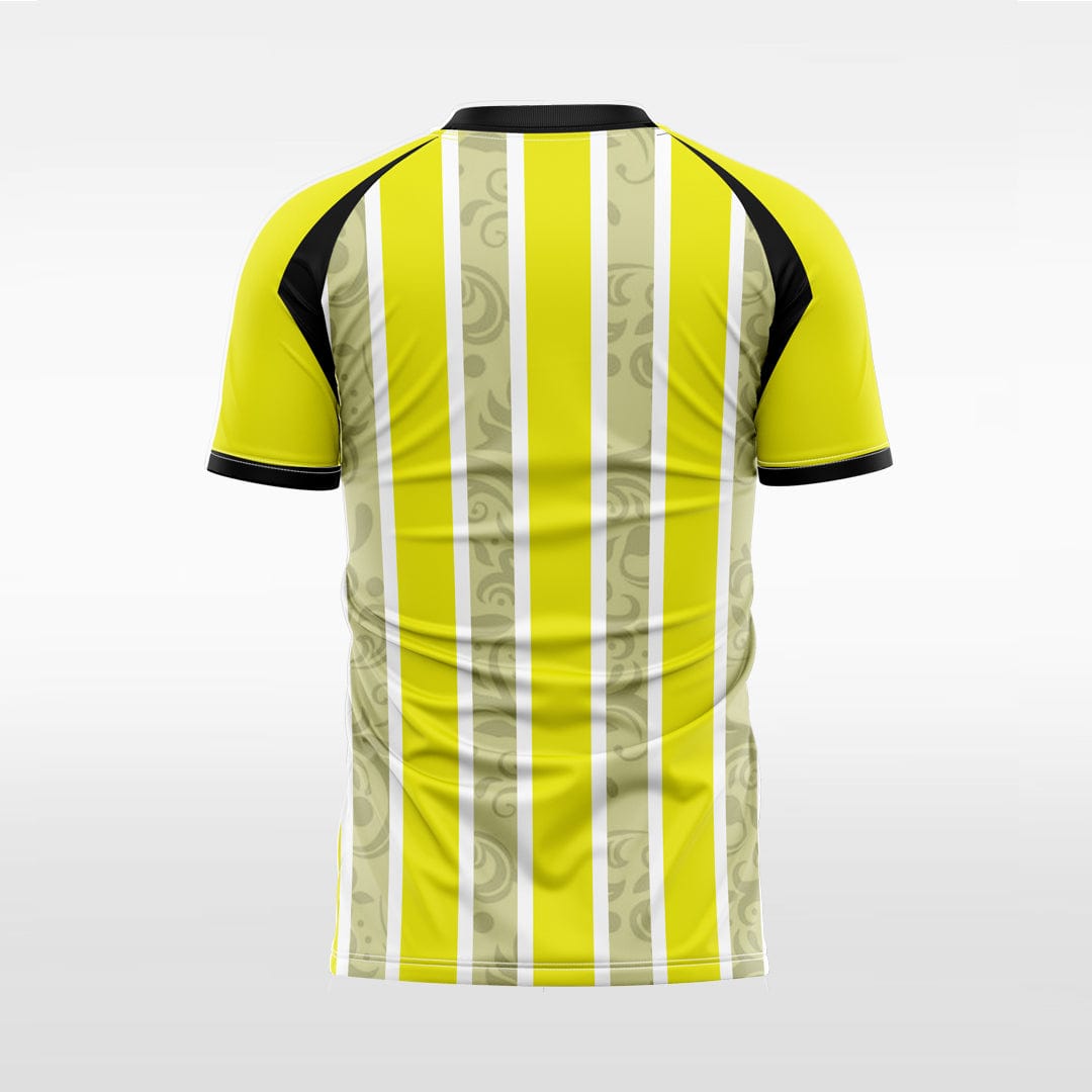 XTeamwear Soccer Jersey Custom Soccer Jersey – Vertical Stripe & Patterned Design with V-Neck