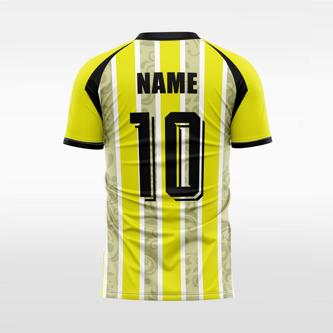 XTeamwear Soccer Jersey Custom Soccer Jersey – Vertical Stripe & Patterned Design with V-Neck
