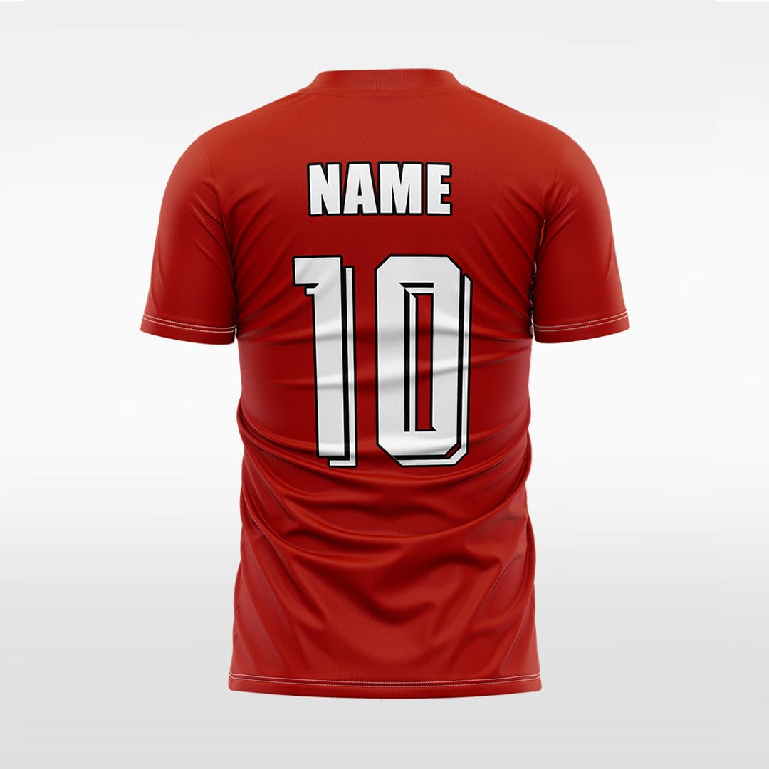 XTeamwear Soccer Jersey Custom Team Soccer Jersey – Solid Color with Geometric Pattern