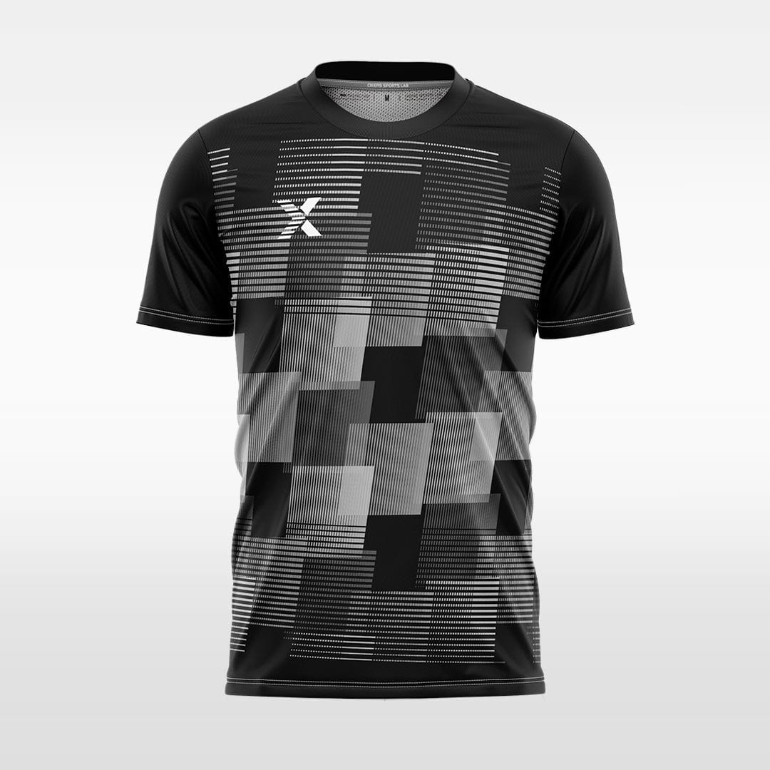 XTeamwear Soccer Jersey Custom Team Soccer Jersey – Solid Color with Geometric Pattern