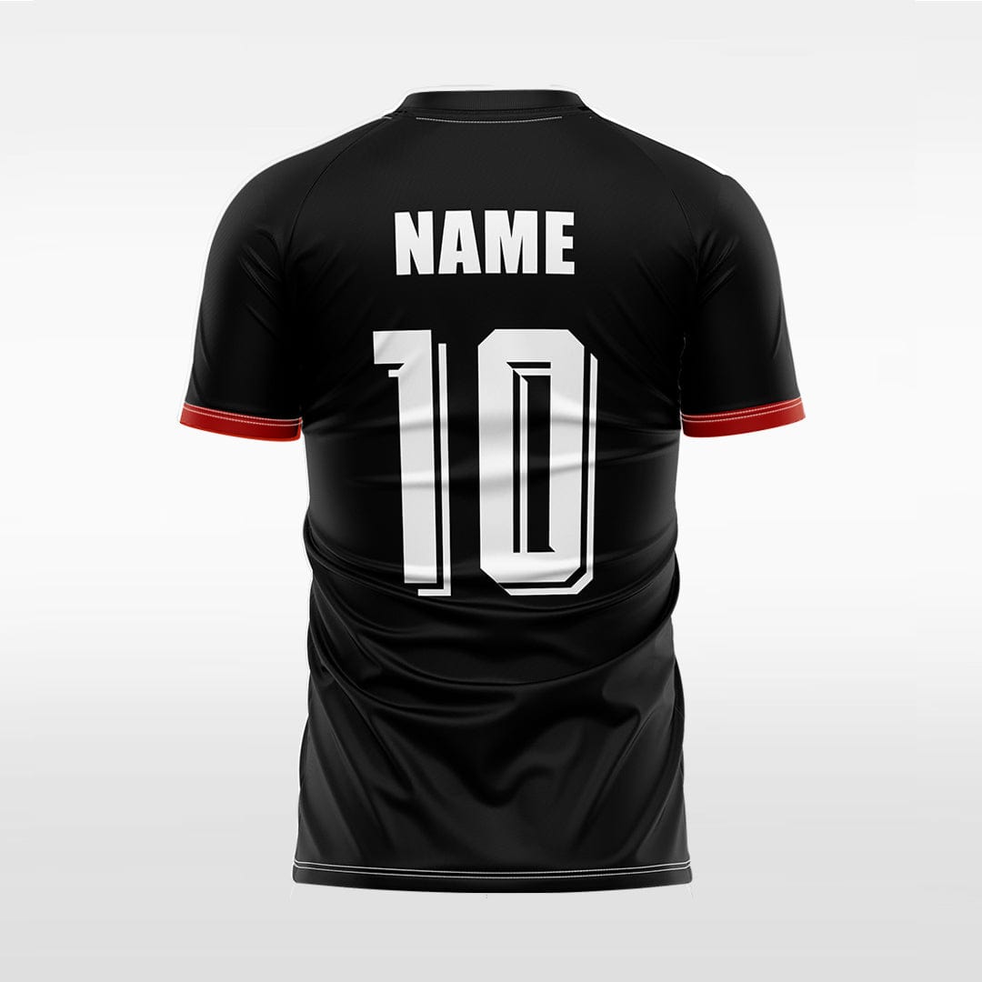 XTeamwear Soccer Jersey Custom Vertical Stripe Soccer Jersey – Gradient Modern V‑Neck Teamwear