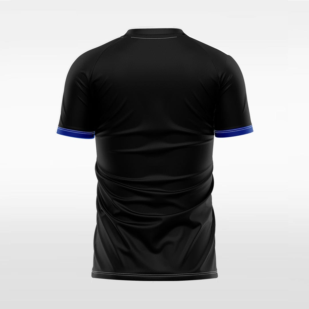 XTeamwear Soccer Jersey Custom Vertical Stripe Soccer Jersey – Gradient Modern V‑Neck Teamwear