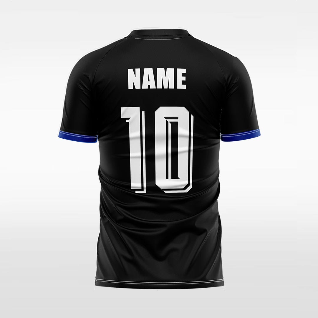 XTeamwear Soccer Jersey Custom Vertical Stripe Soccer Jersey – Gradient Modern V‑Neck Teamwear