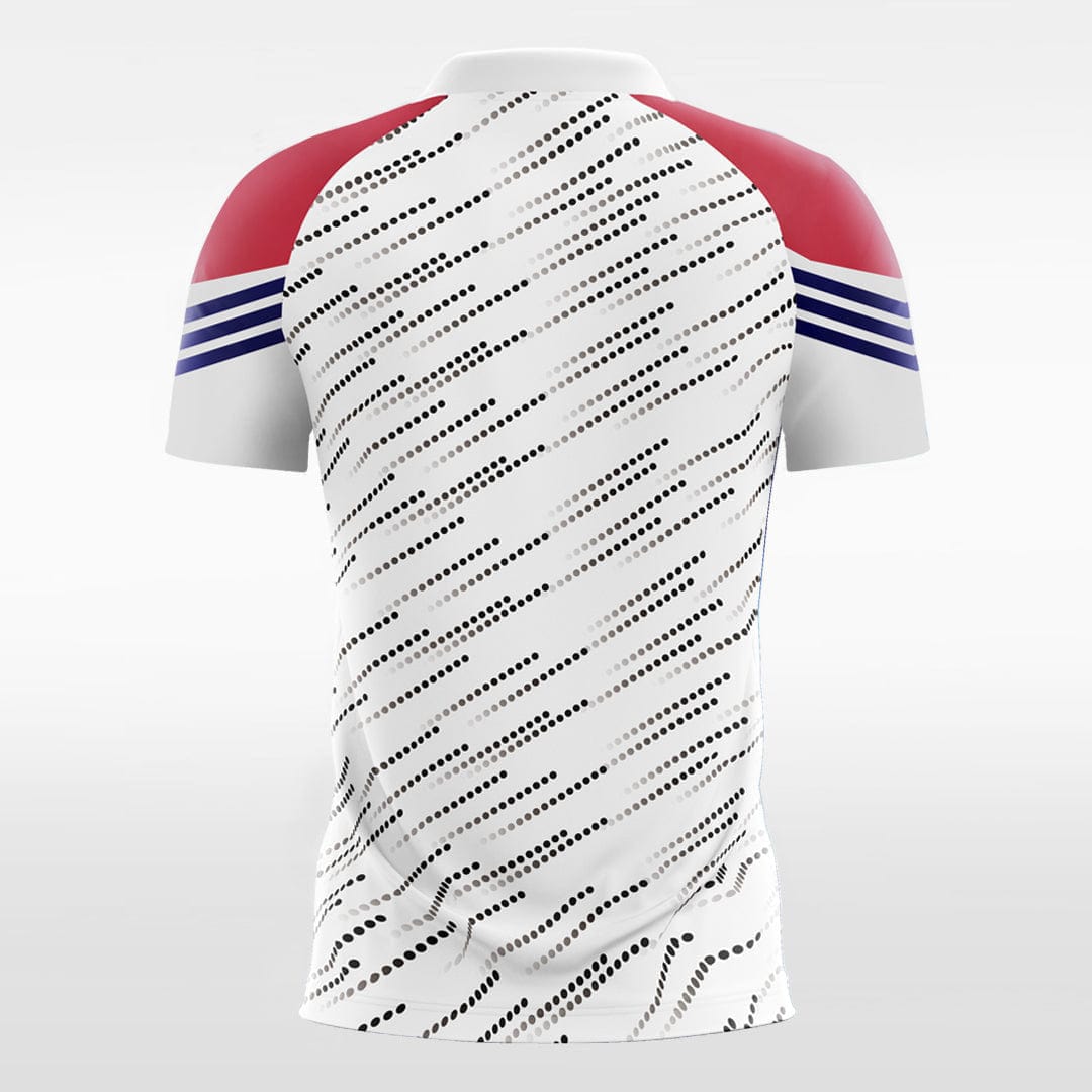 XTeamwear Soccer Jersey Fashion Polka Dot - Custom Kids Soccer Jerseys White Design