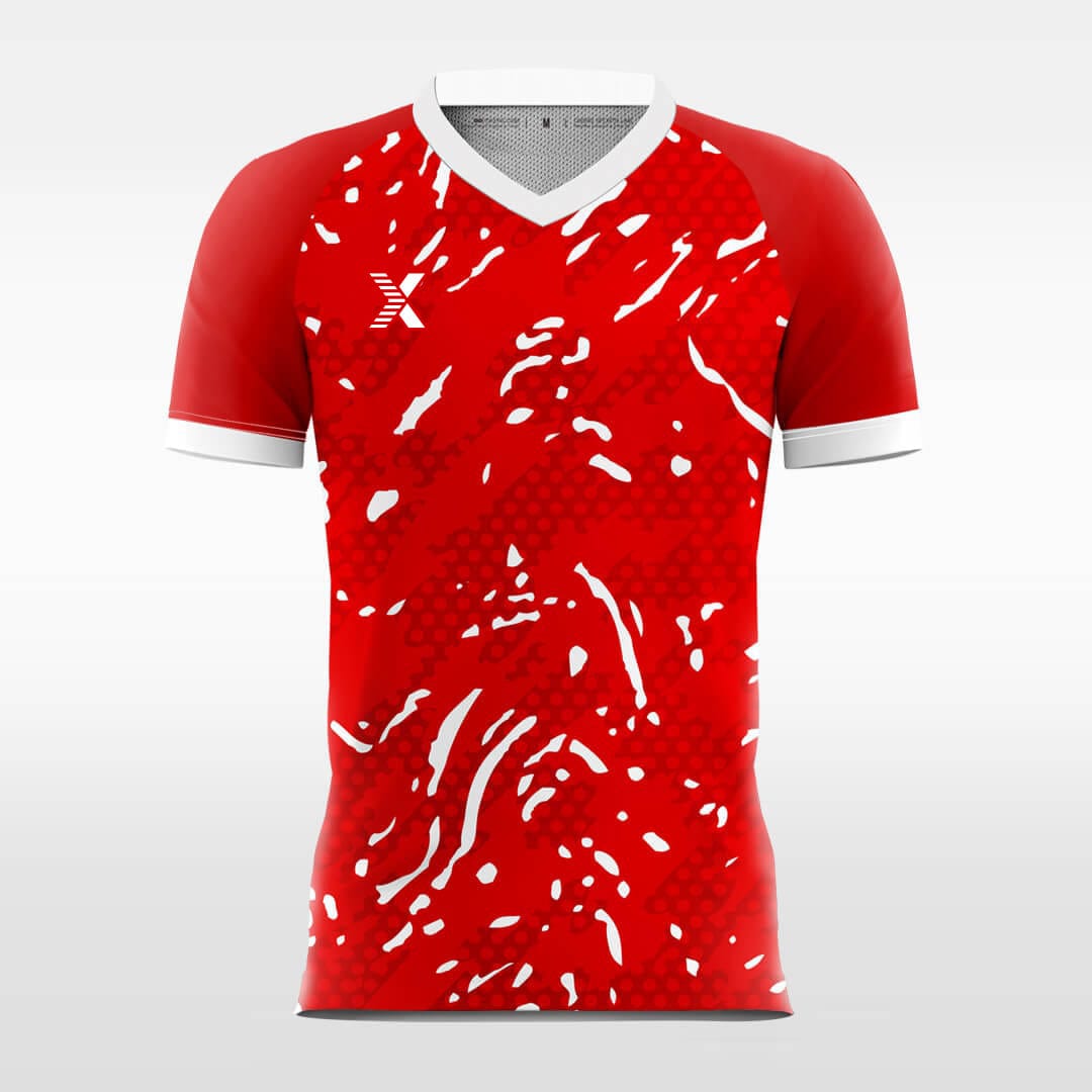 XTeamwear Soccer Jersey Fire - Custom Soccer Jersey for Men Sublimation