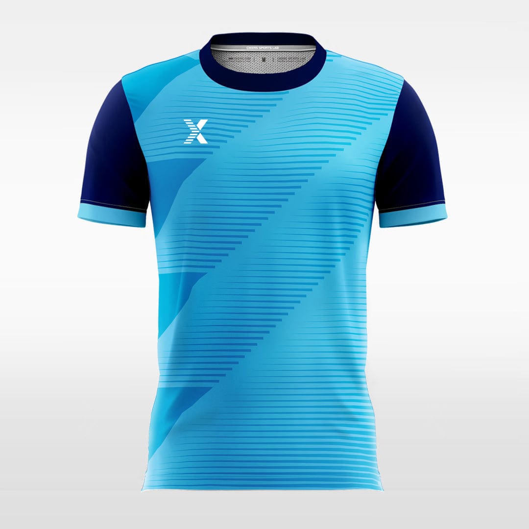 XTeamwear Soccer Jersey Gradient Moire - Kids Custom Soccer Jerseys Design Stripe