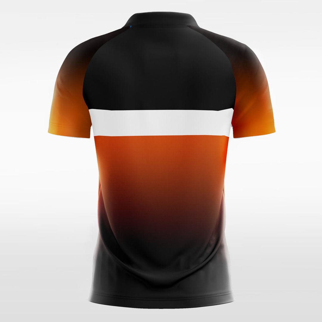 XTeamwear Soccer Jersey Gradient Split - Custom Kids Soccer Jerseys Design Orange