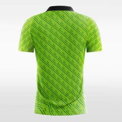 XTeamwear Soccer Jersey Green Graphic - Custom Kids Soccer Jerseys Design Retro Online
