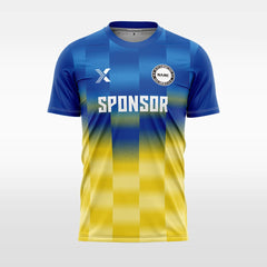 XTeamwear Soccer Jersey green / S Custom Soccer Jersey – Dynamic Striped Pattern & Crew Neck Design