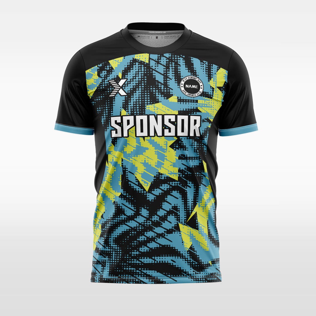 XTeamwear Soccer Jersey green / S Custom Soccer Jersey – Shattered Geometric Print & Modern Fit