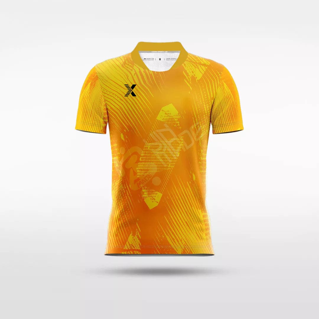 XTeamwear Soccer Jersey Orange Graphic - Women Custom Soccer Jerseys Design