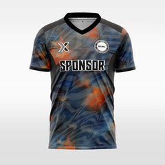 XTeamwear Soccer Jersey orange / S Custom Soccer Jersey – Smoky Camouflage Pattern & V-Neck