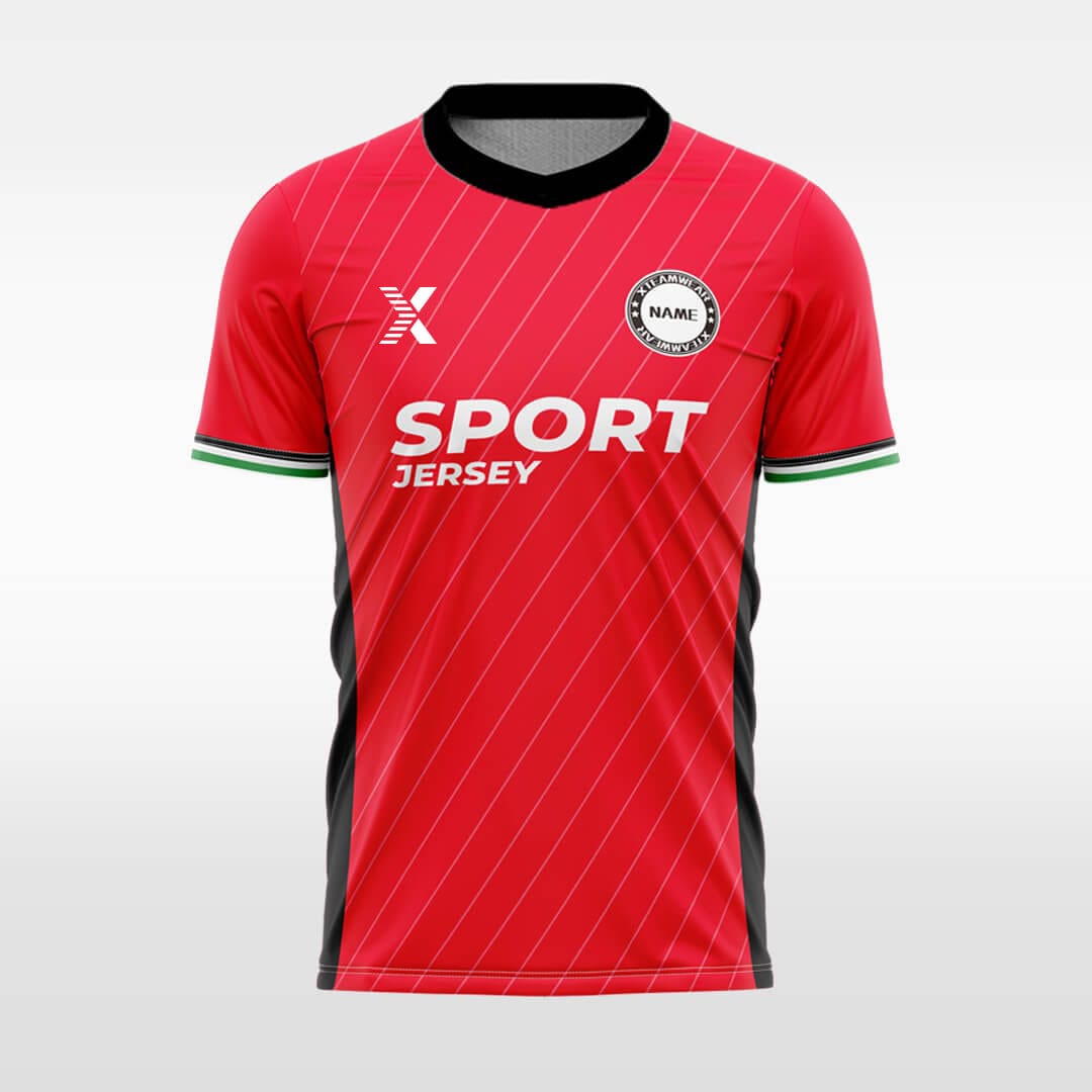 XTeamwear Soccer Jersey Red / S / Male Boost- Custom Soccer Jersey for Men Sublimation
