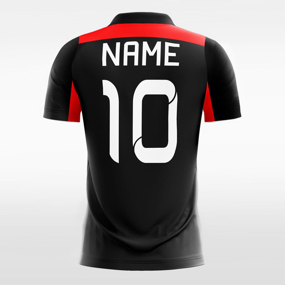 XTeamwear Soccer Jersey Retro Black Stripe - Custom Kids Soccer Jerseys Design Online