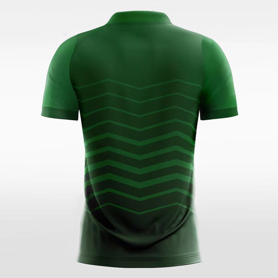 XTeamwear Soccer Jersey Retro Green Wave - Custom Kids Soccer Jerseys Online Design