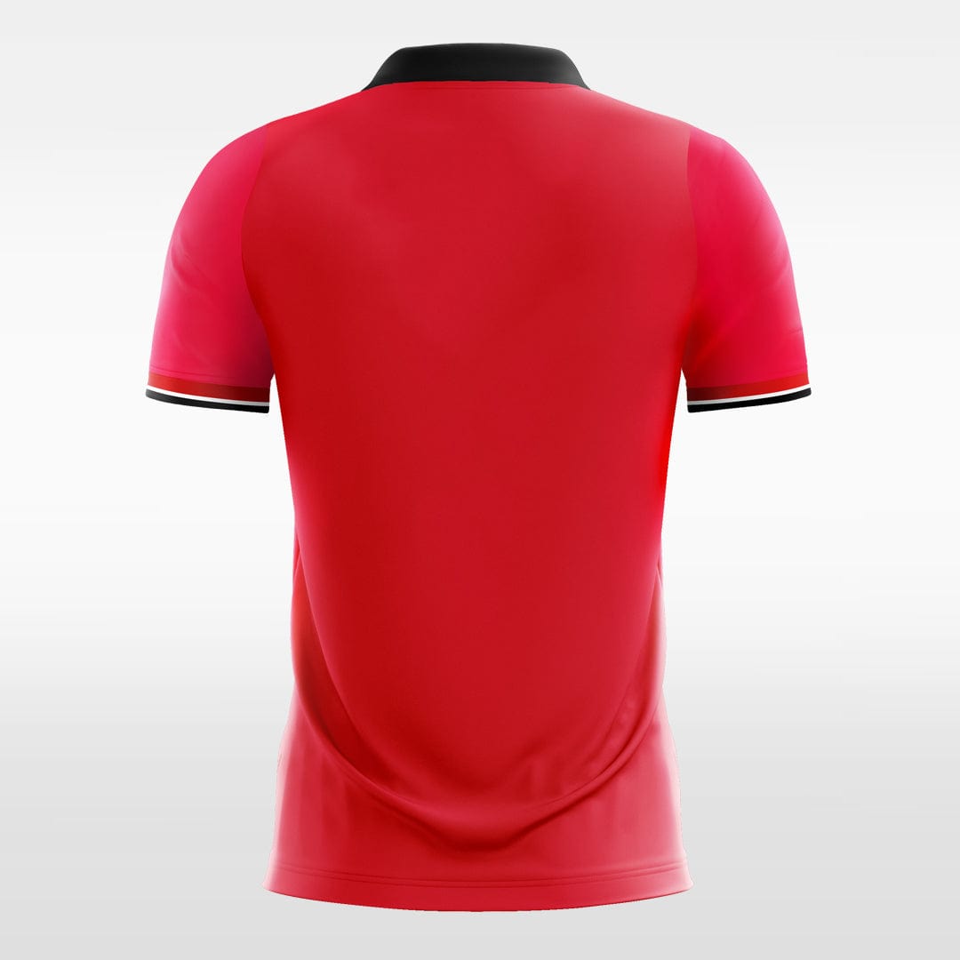 XTeamwear Soccer Jersey Retro Red Team - Women Custom Soccer Jerseys Light Design