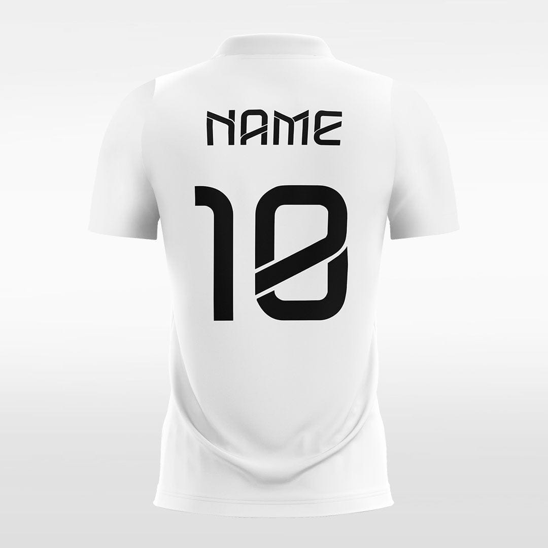 XTeamwear Soccer Jersey Retro White Plaid - Women Custom Soccer Jerseys Design Online
